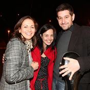 Villon po premiere Divadlo Na Jezerce Kristyna Hrusinska Tereza Nemcova a Vitek Petrasek foto Ivan Kahun